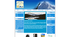 Desktop Screenshot of nepalmountainguides.com